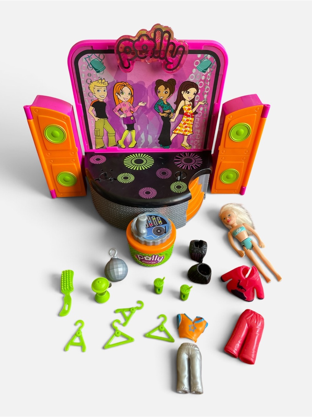 Lot Polly pocket vintage 2006 scene dance n groove disco DJ